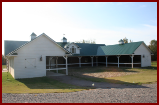 New construction  horse barn
